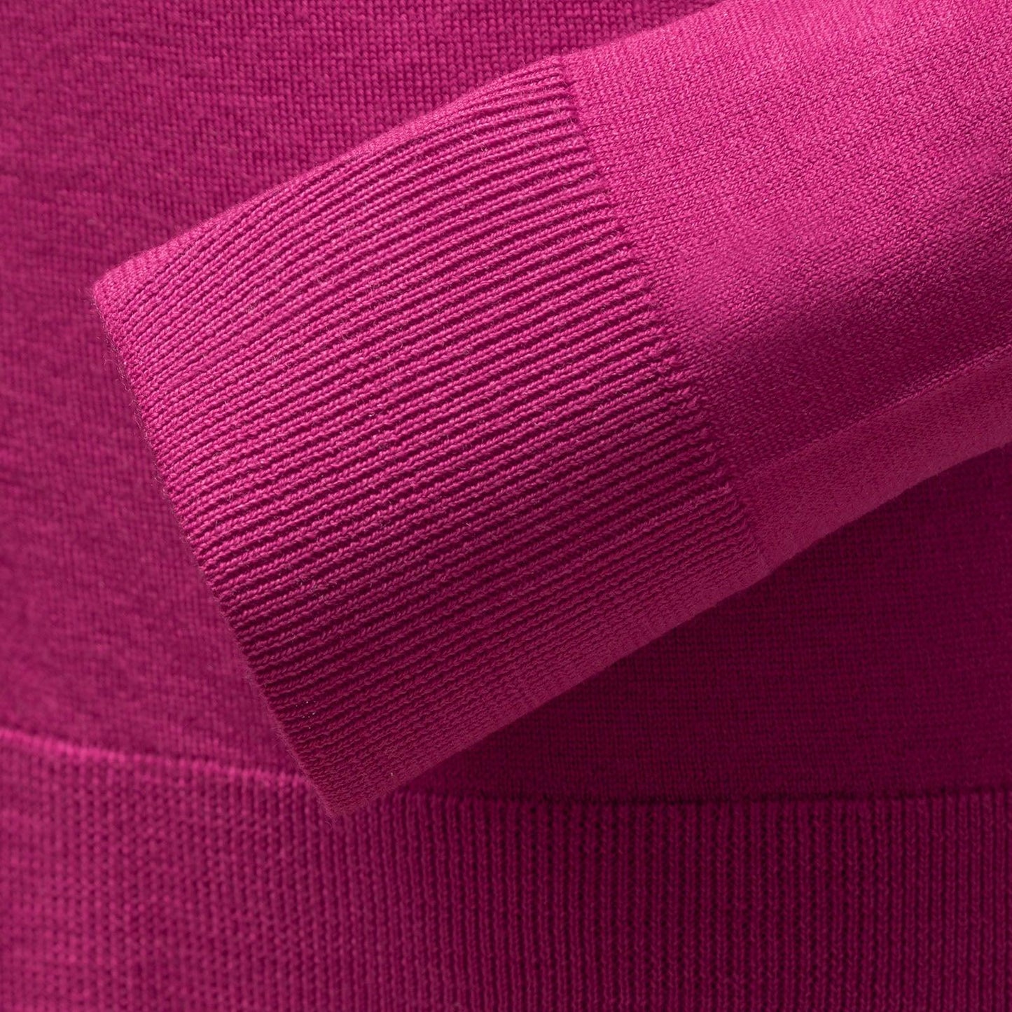 Cardigan en laine mérinos, fuchsia