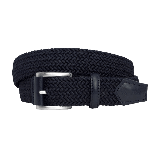 Ceinture tressée et cuir vachette faite à la main Made in Italy