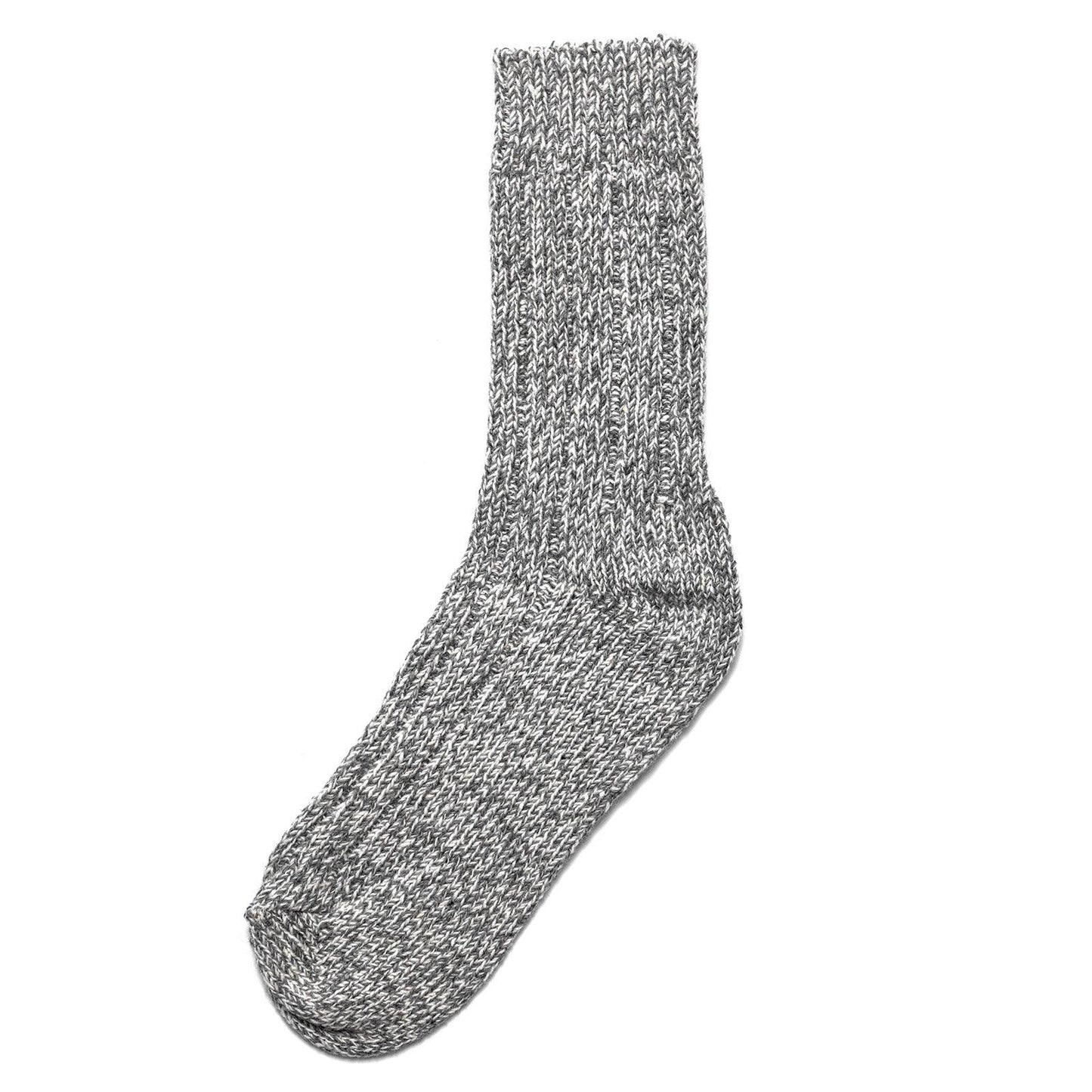 Chaussettes mixtes en laine grise