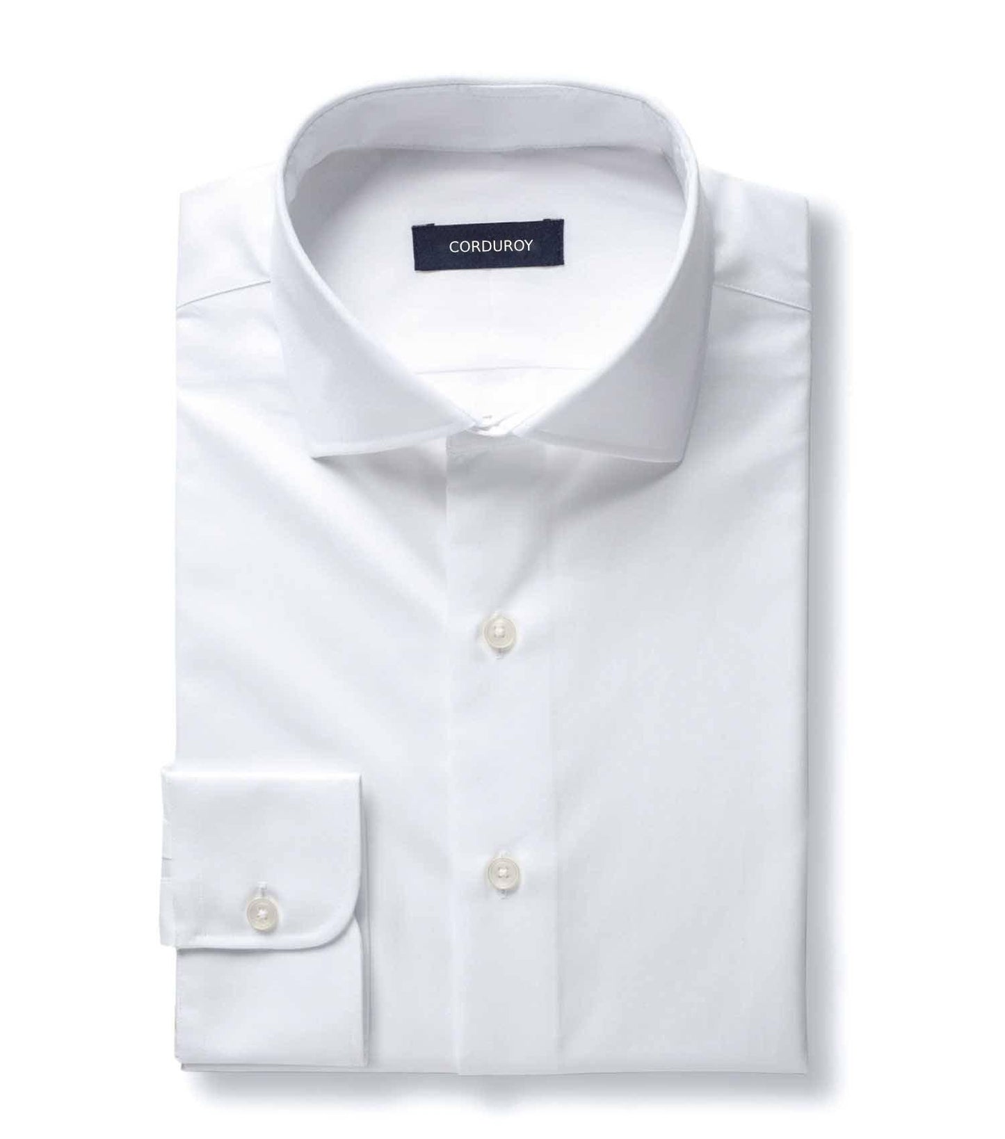 Chemise blanche popeline demi-mesure