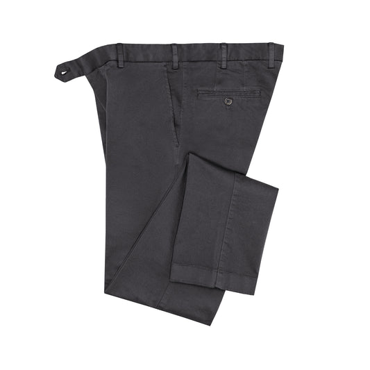 Chino en coton luxueux italien anthracite