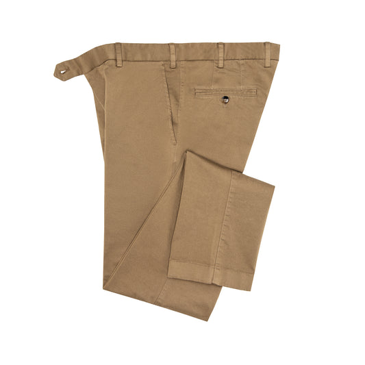 Chino en coton luxueux italien beige