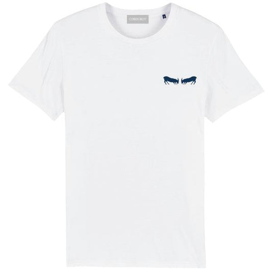 Tee-shirt personnalisé en coton bio, blanc