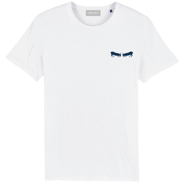 Tee-shirt personnalisable en coton bio, blanc