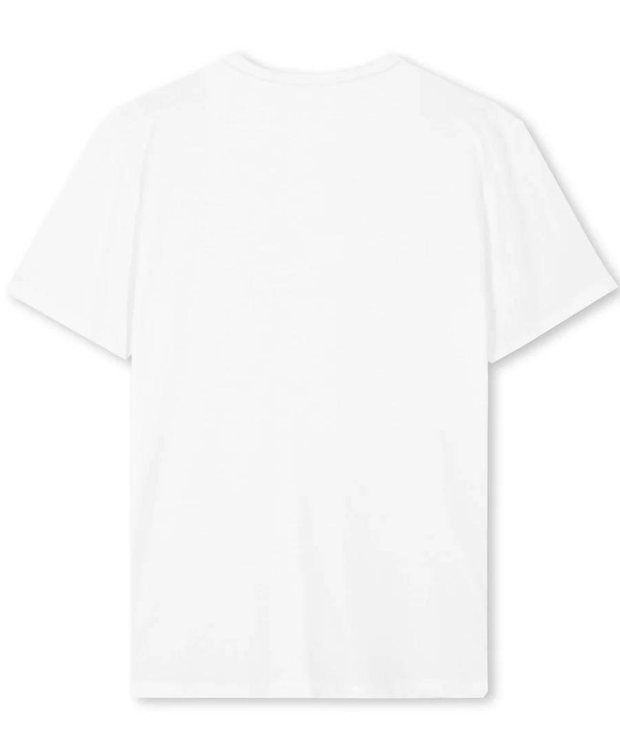 Tee-shirt personnalisé en coton bio blanc