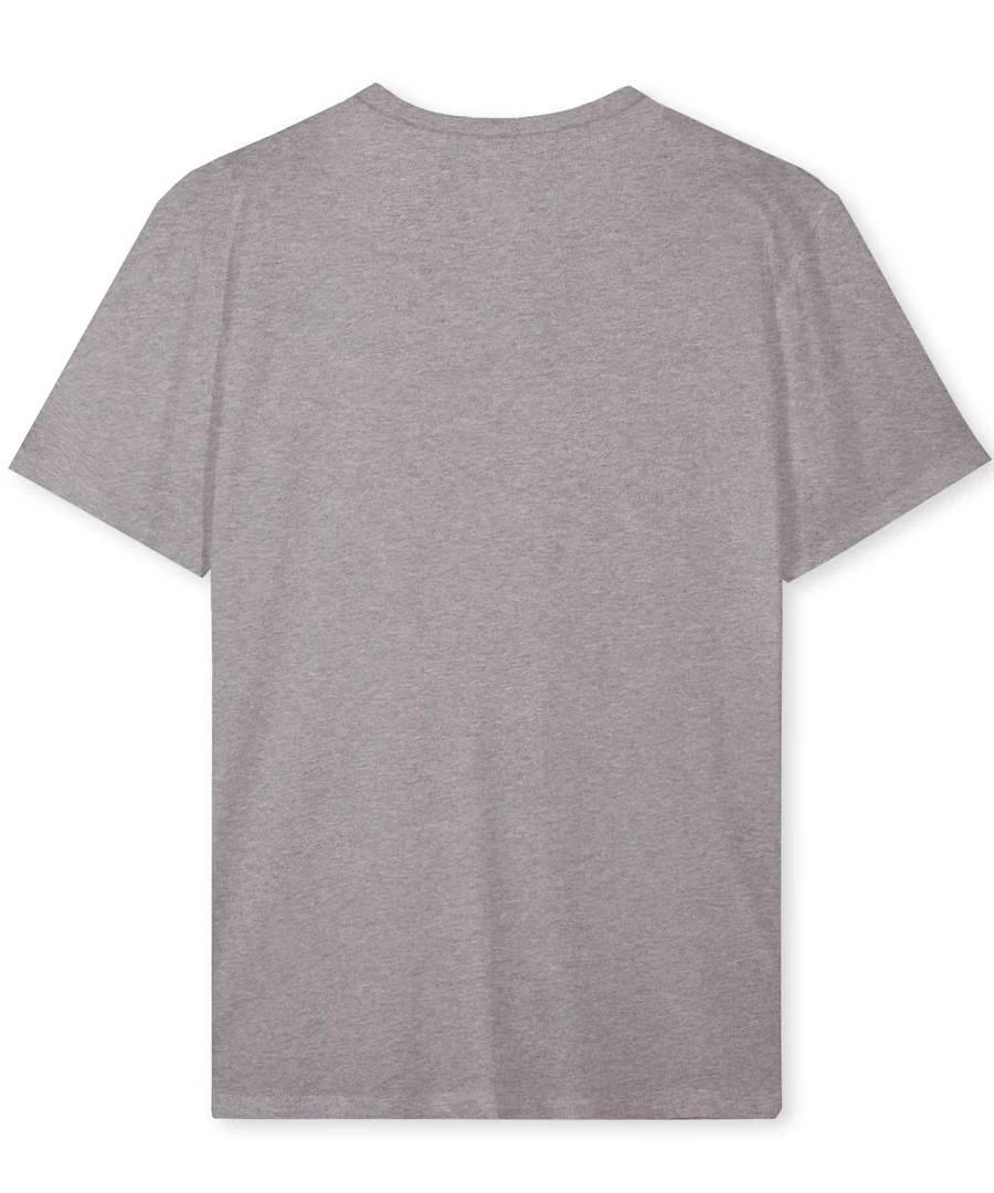 Tee-shirt personnalisé en coton bio gris