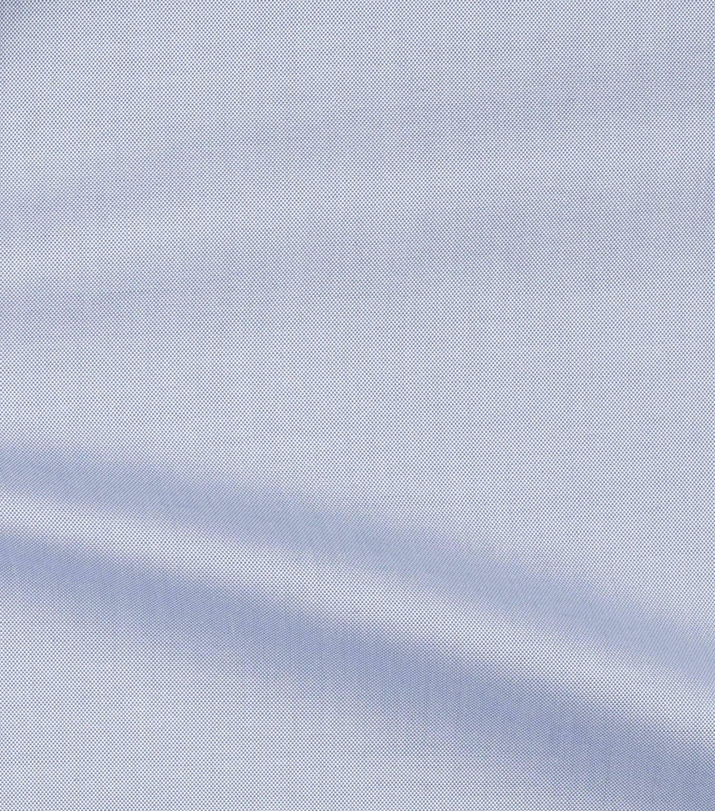 Tissu chemise oxford bleu