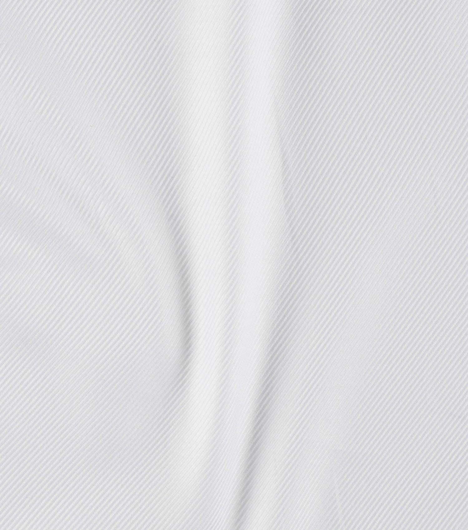 Tissu chemise blanche en twill demi-mesure