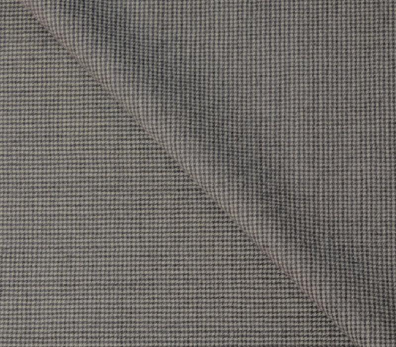 Tissu laine pied de poule gris